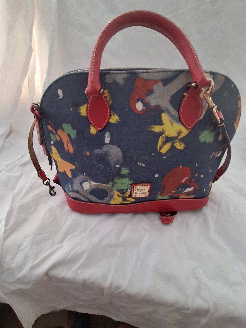 Dooney and bourke graffiti satchel bag used great used condition